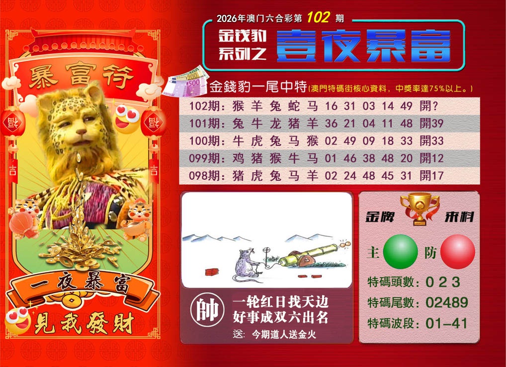 102期一夜暴富[图]